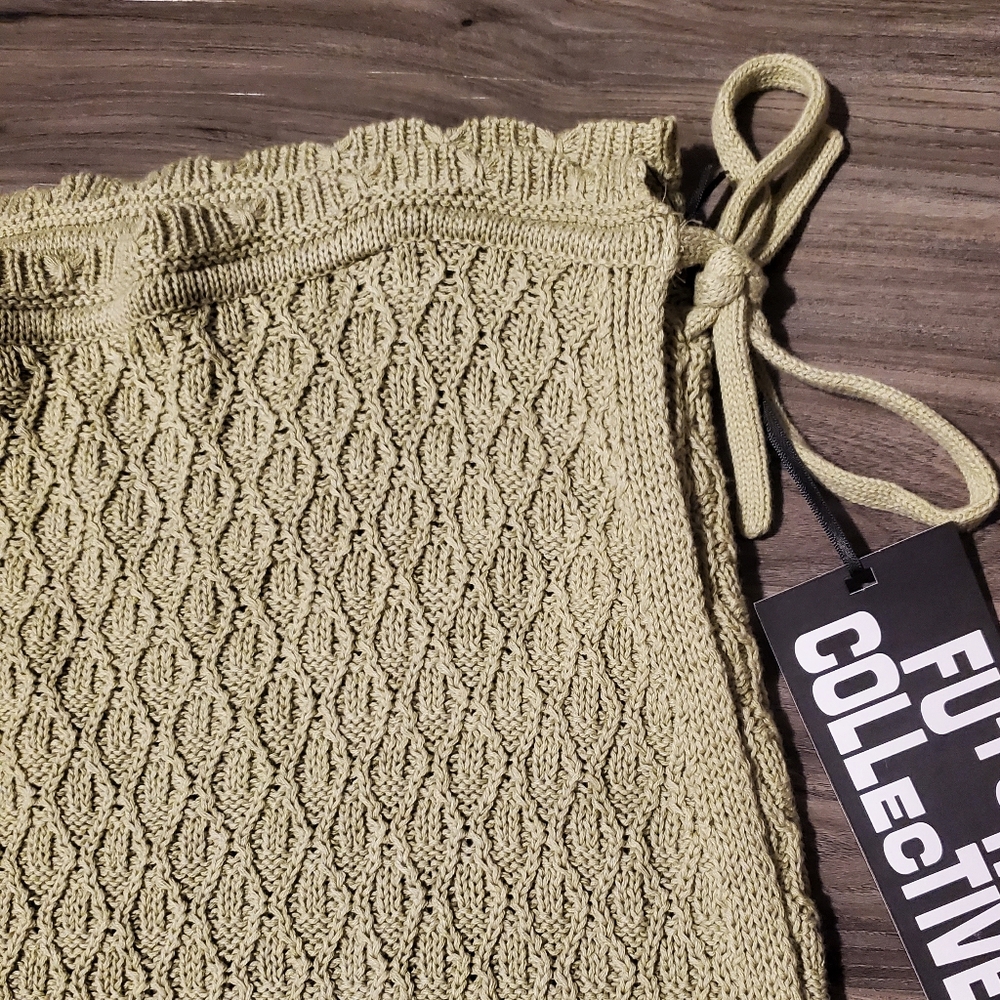 Sweater Wrap Mini Skirt Future Collective - Picture 7 of 13